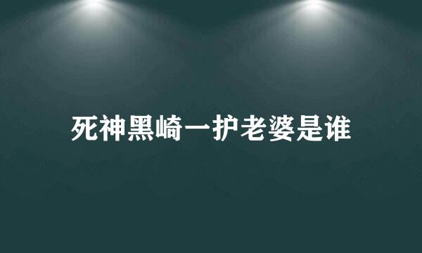 死神黑崎一护老婆是谁