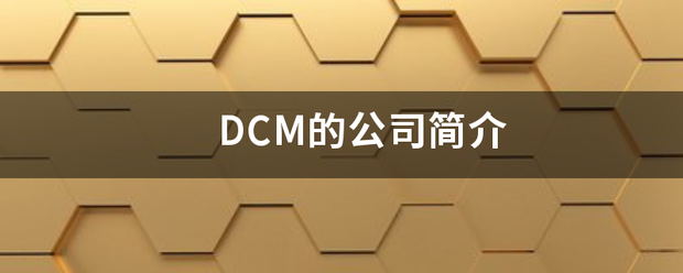 DCM的公司简介