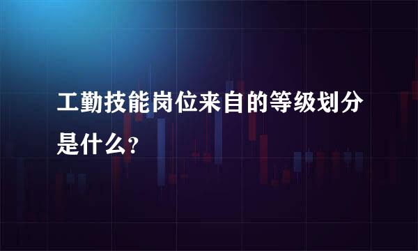 工勤技能岗位来自的等级划分是什么？