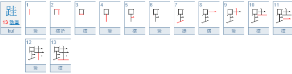 “不积跬步”的“跬”读什么