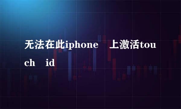 无法在此iphone 上激活touch id