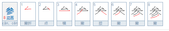 参组词多音字