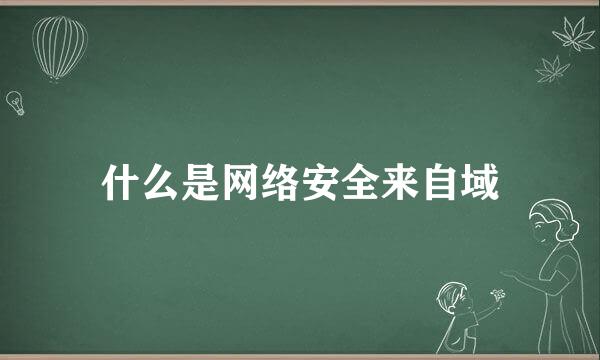 什么是网络安全来自域