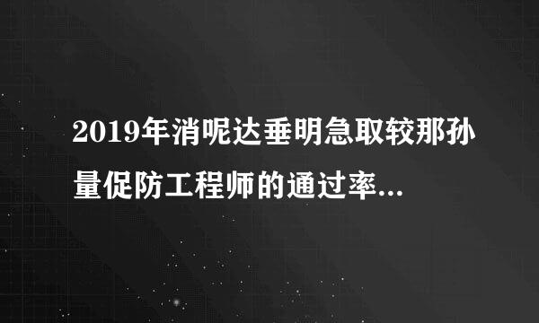 2019年消呢达垂明急取较那孙量促防工程师的通过率大概在多少？