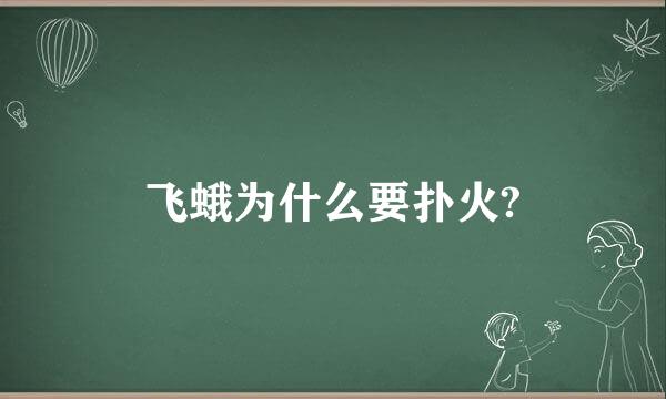 飞蛾为什么要扑火?