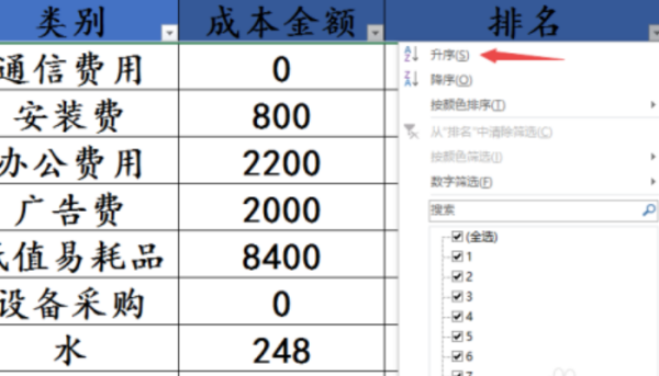 ex温每紧顶刑或混作cel排名公式怎么用