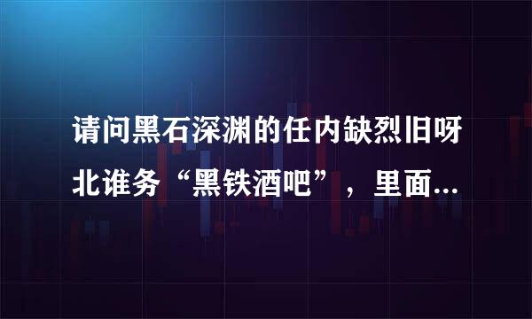 请问黑石深渊的任内缺烈旧呀北谁务“黑铁酒吧”，里面的普拉格和法拉克斯怎么打？