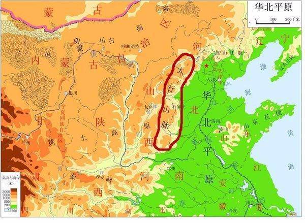 太行山，太行山在哪里，太行山在哪个省