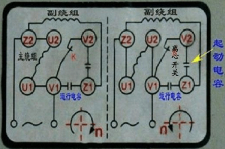 220v电机正反转接线图