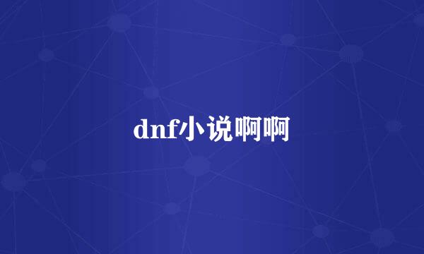 dnf小说啊啊