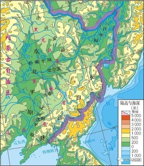 长来自白山脉地理位置图