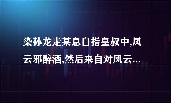 染孙龙走某息自指皇叔中,凤云邪醉酒,然后来自对凤云栖说: