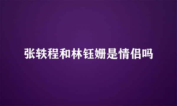 张轶程和林钰姗是情侣吗