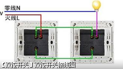 单开双控开关怎么接线？