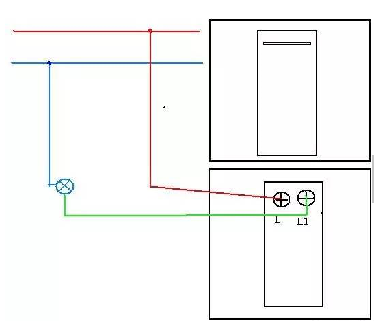 单联单控开关怎样接线？