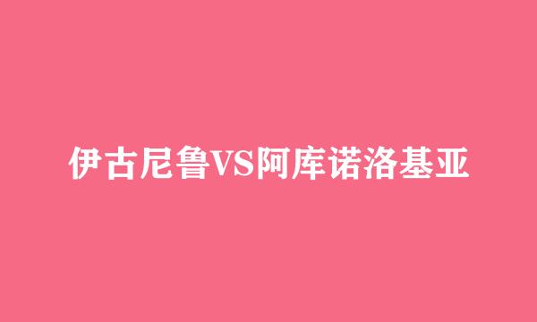 伊古尼鲁VS阿库诺洛基亚