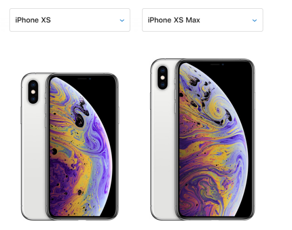 iphone XS和iphoneXs max 主要区别有哪些