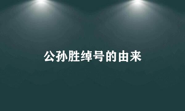 公孙胜绰号的由来