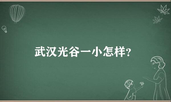 武汉光谷一小怎样？