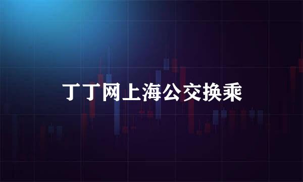 丁丁网上海公交换乘