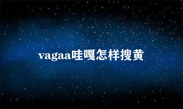 vagaa哇嘎怎样搜黄